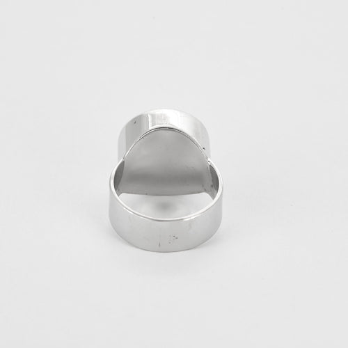 18 karat hvitt gull og diamantring