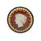 Broche Broche - Or jaune, Camée Agate, Demi-Perles & Email 58 Facettes 250367R