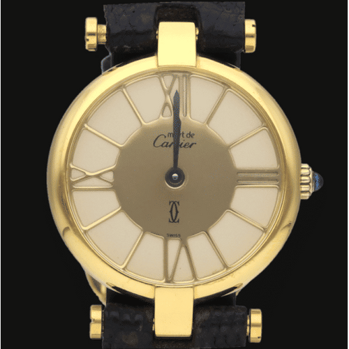 Montre Cartier Montre Must De Cartier Vermeil 58 Facettes MT41267