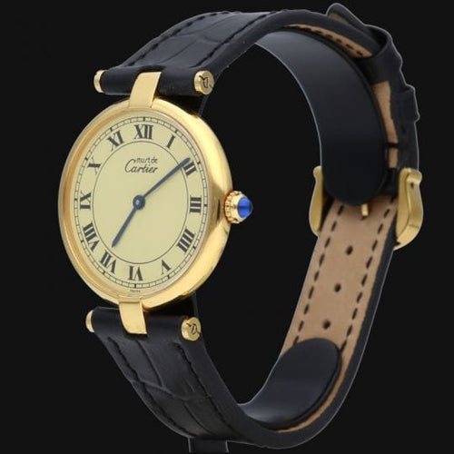 Montre Cartier Montre Must Vendome Vermeil 58 Facettes MT43490