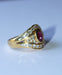 Bague 61.5 Bague or jaune rubis diamants 58 Facettes 578