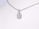 Pendentif Pendentif en or blanc avec un diamant taille brillant 58 Facettes 2190