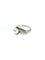 Bague 52 Bague en or blanc, perle et diamants 58 Facettes