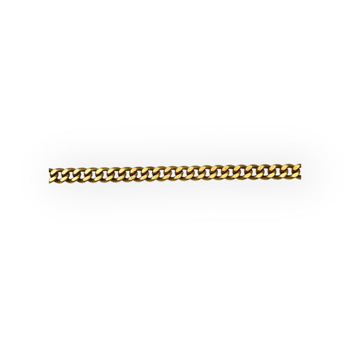 Collier Chaine or jaune, maille gourmette 55 cm 58 Facettes 149061656