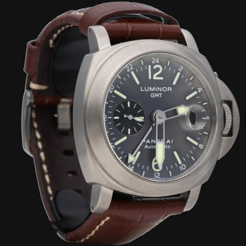 Montre Panerai Montre Luminor Gmt Automatic Titanium 58 Facettes MT43510