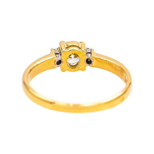 Bague 54 Bague Solitaire Or jaune Diamant 58 Facettes 4033248CN