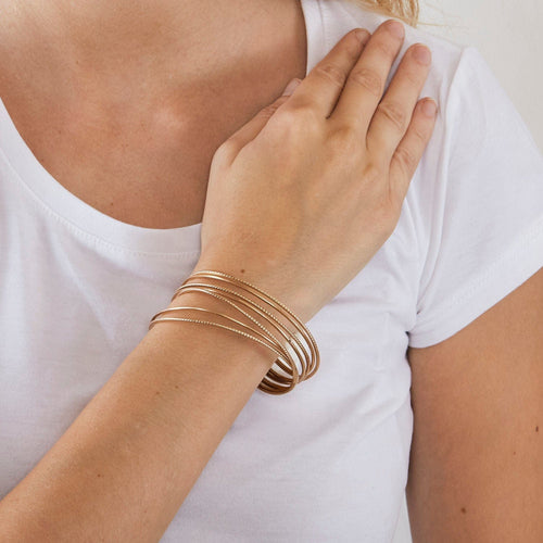 Bracelet Semainier 2 ors 58 Facettes LP1-LP7