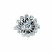 Bague 53 Bague marguerite vintage or blanc et diamants 58 Facettes 240 200