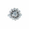 Bague 53 Bague marguerite vintage or blanc et diamants 58 Facettes 240 200