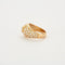 Bague 55 Bague Jonc pavée Or jaune Diamants 58 Facettes