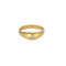 Bague 57 Bague en Or jaune 18k Diamant 58 Facettes SQU33412