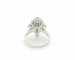 Bague Bague en or blanc avec saphir de 2,50 ct et diamants de 1,5 ct 58 Facettes 7412