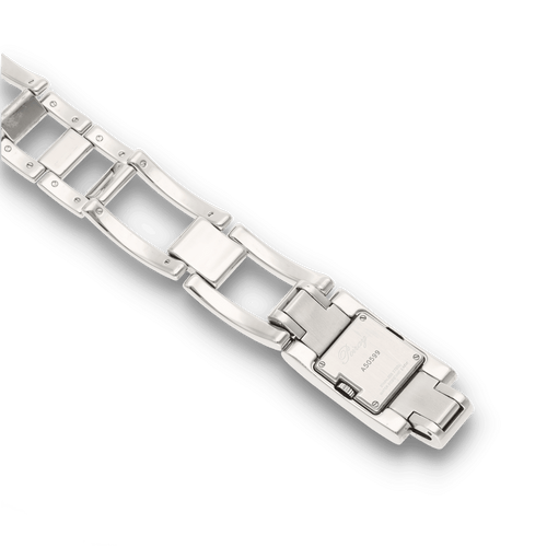 Montre Montre Poiray Time 3 - Dame - 1999 - Cadran nacre grise - Double bracelet 58 Facettes FB07032