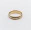 Bague 50.5 Bague jonc alliance motifs géométriques vintage en or 14k 58 Facettes A06567