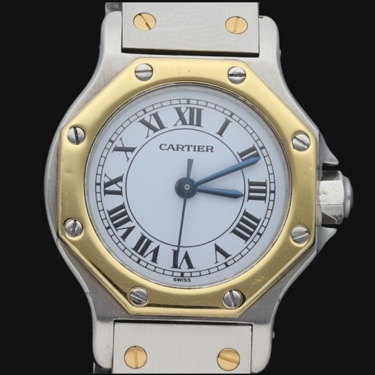 Montre Cartier Montre Santos Octagon 58 Facettes MT40243