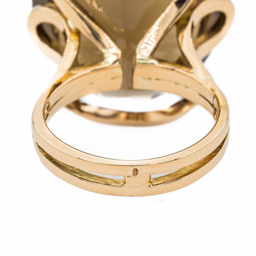 Bague 53 Bague Cocktail Or jaune Quartz 58 Facettes 3105052CN