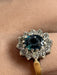 Bague 55 Bague marguerite saphir et diamants 58 Facettes 149047104