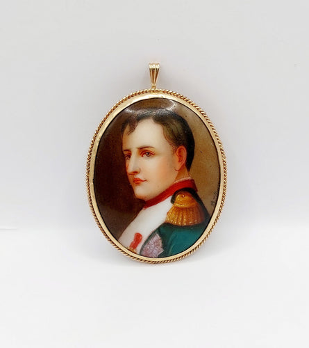 Pendentif Broche pendentif antique or rose 58 Facettes A02447