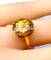Bague 46.5 Bague en or jaune 18 carats et citrine 58 Facettes AB492
