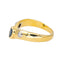 Bague 54 Bague Jonc Or jaune Saphir, Diamant 58 Facettes 4286094CN