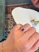 Bague 54 Bague ancienne en or jaune avec rubis de Birmanie 58 Facettes