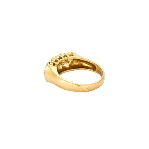 Bague 52 Bague or jaune et diamant 58 Facettes LP979