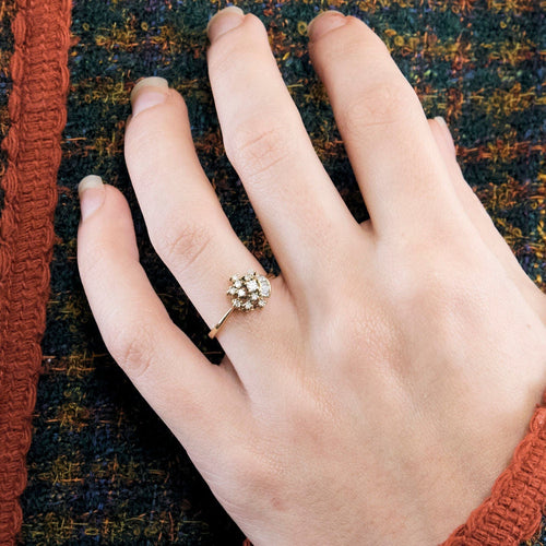 Bague 51.5 Bague bouton diamants 58 Facettes 31300603