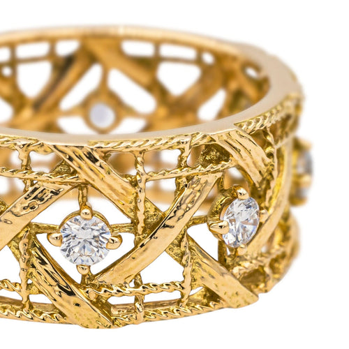 Bague 52 Dior Bague My Dior Or jaune Diamant 58 Facettes 4052827RV