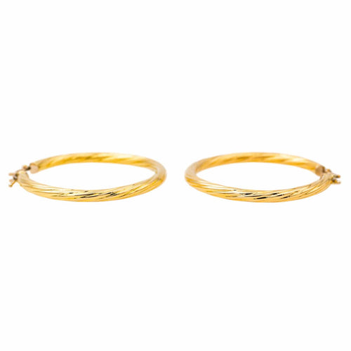 Boucles d'oreilles Boucles d'oreilles  Créoles Or jaune 58 Facettes 4311429CN