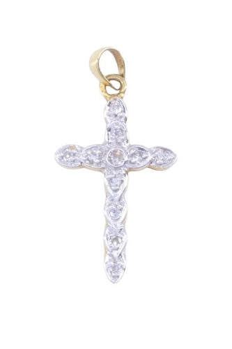 Pendentif Pendentif croix diamantée 58 Facettes 084871