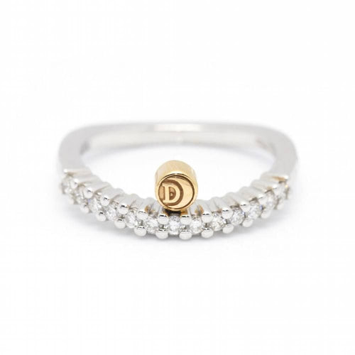 DAMIANI - Two-tone gold and diamond ring