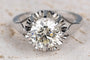 49 Bague or blanc platine diamant 2 carats 58 Facettes BGDOC244-107