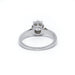 Bague 54 Solitaire or blanc diamant 58 Facettes 190163R