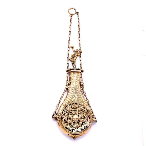 Pendentif Pendentif Flacon à parfum – vinaigrette en vermeil 58 Facettes 178