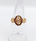 Bague 54.5 Bague chevalière victorienne or rose, décorations finement ciselées (circa 1890) 58 Facettes A04854