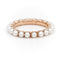 Bague 54 Ginette NY Bague Alliance Maria Or rose Perle 58 Facettes 2393914CN
