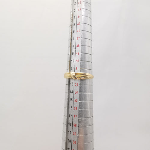 Bague 52 Bague en or jaune 58 Facettes