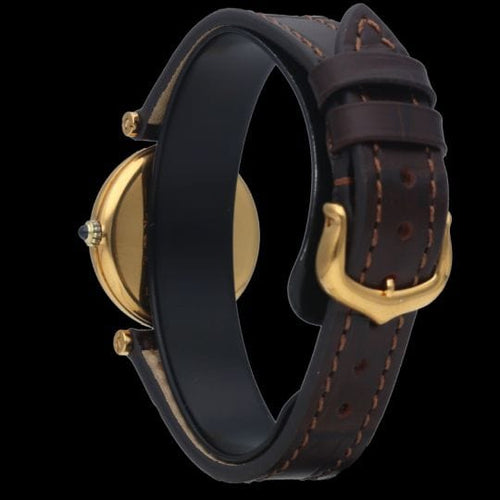 Montre Cartier Montre Must De Cartier Vermeil 58 Facettes MT43381