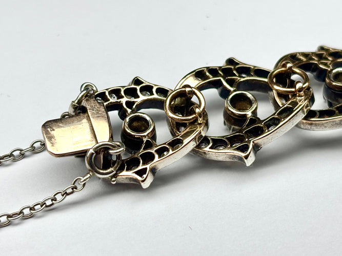 Bracelet Bracelet Belle Époque yellow gold, silver, diamonds 23.10 karats – France, circa 1910–1920 58 Facettes E34
