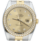 Montre Rolex Montre Date Just Or Jaune 18K / Acier Lady 58 Facettes MT44089