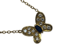 Collier VAN CLEEF & ARPELS - Collier papillon envolées précieuses or diamants saphir 58 Facettes