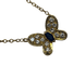 Collier VAN CLEEF & ARPELS - Collier papillon envolées précieuses or diamants saphir 58 Facettes