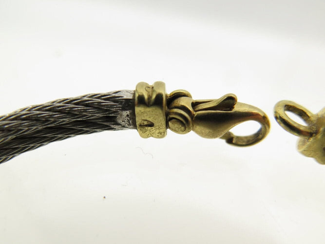 Bracelet vintage bracelet FRED force 10 infinie gm or jaune 18k acier t16.5 58 Facettes 271707