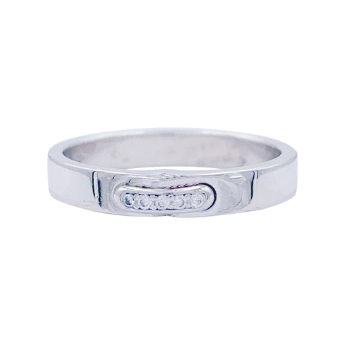 Bague 47 Bague Chaumet , "Liens", platine, diamants. 58 Facettes 32193