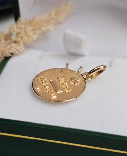 Pendentif AUGIS - Médaille d'Amour or jaune 58 Facettes 685