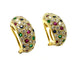 Boucles d'oreilles Boucles d'oreilles vintages or, diamants, rubis, saphirs et émeraudes 58 Facettes