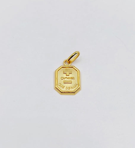 Pendentif AUGIS - Pendentif médaille d'amour or "+ qu'hier - que demain"- L’Exclusive 58 Facettes J10791X000