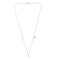 Collier COLLIER OR BLANC 3 DIAMANTS 0,60ct 58 Facettes M8927
