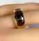 Bague 51.5 Bague en or jaune 18 carats ornée de 3 grenats 58 Facettes AB563