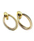 Boucles d'oreilles CARTIER. Boucles d'oreilles vintages 3 ors 18K 58 Facettes